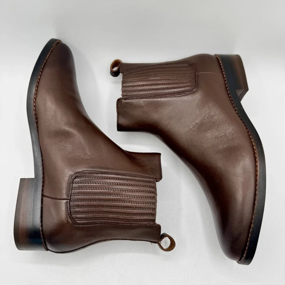 Thursday Boot Co Dreamer Boots Women's Size 10 Dark Brown Leather